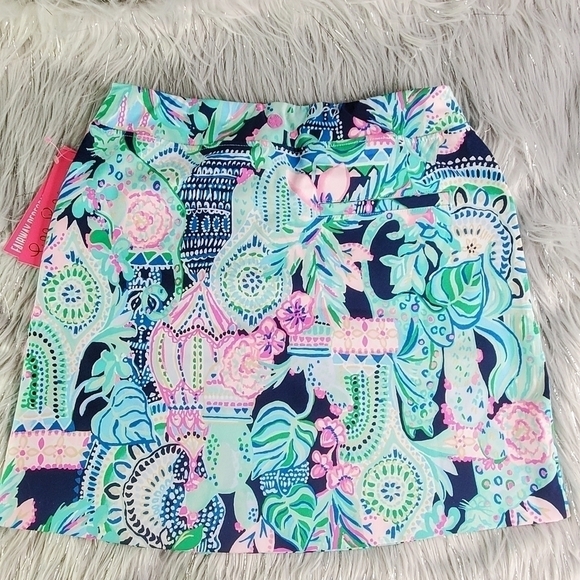 New Lilly Pulitzer UPF50+ Luxletic Daphne Skort - Picture 6 of 10